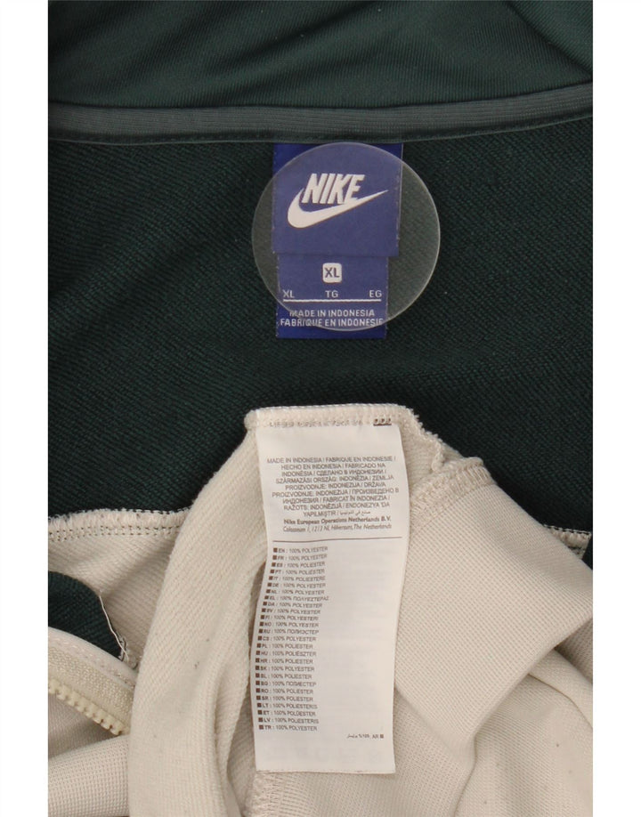 Jachetă de trening pentru bărbați Nike XL, alb, poliester color bloc