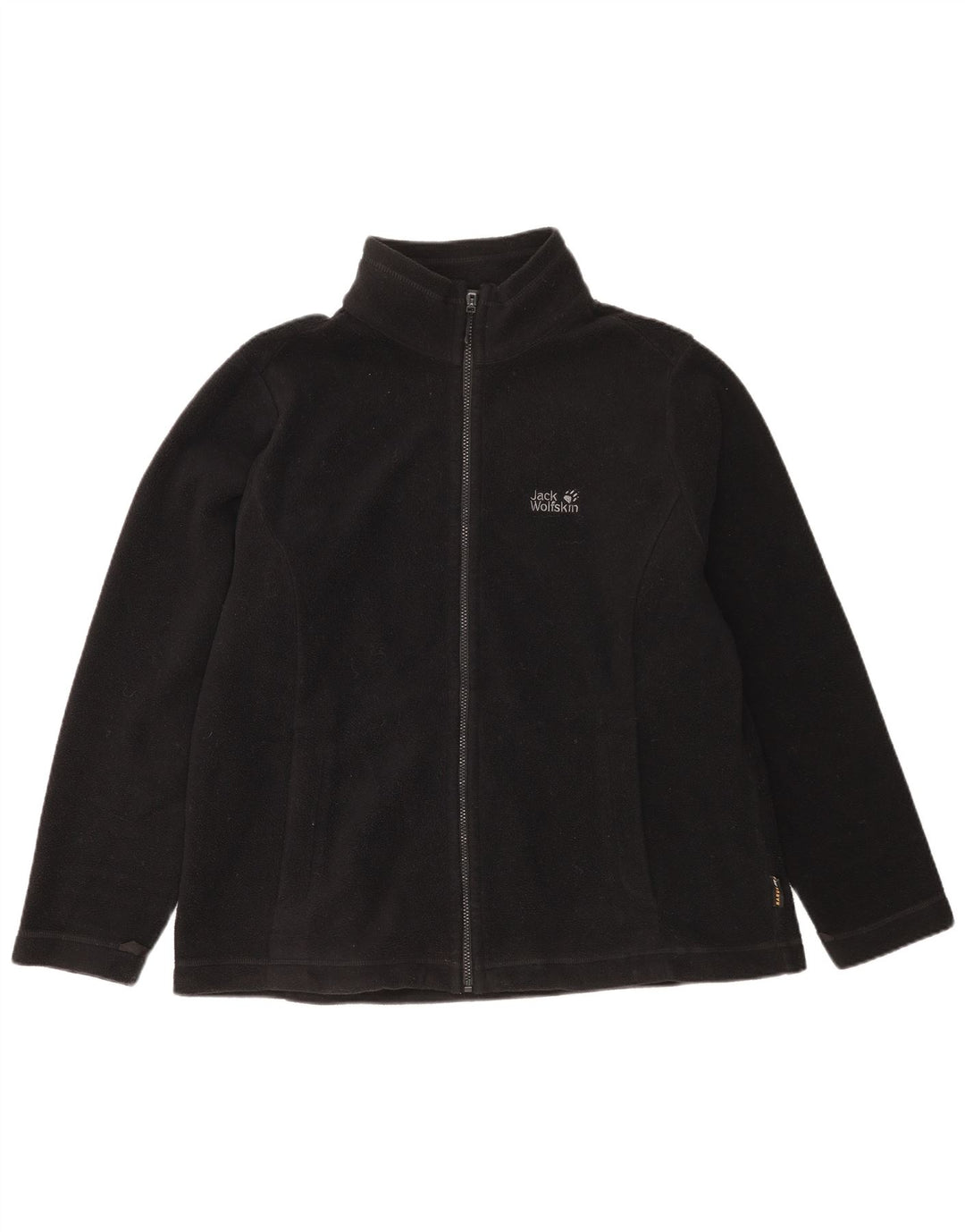 Jack Wolfskin Mens Liner Fleece Jacket UK 40 Poliester negru mare