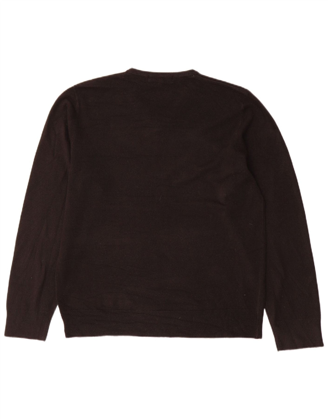 Pulover pentru bărbați Marks & Spencer, cu decolteu în V, mare, negru, acrilic