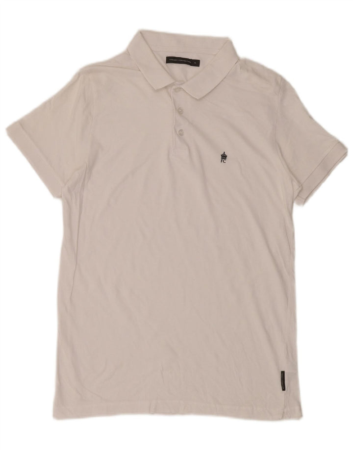 Tricou polo pentru bărbați French Connection XL, bumbac alb