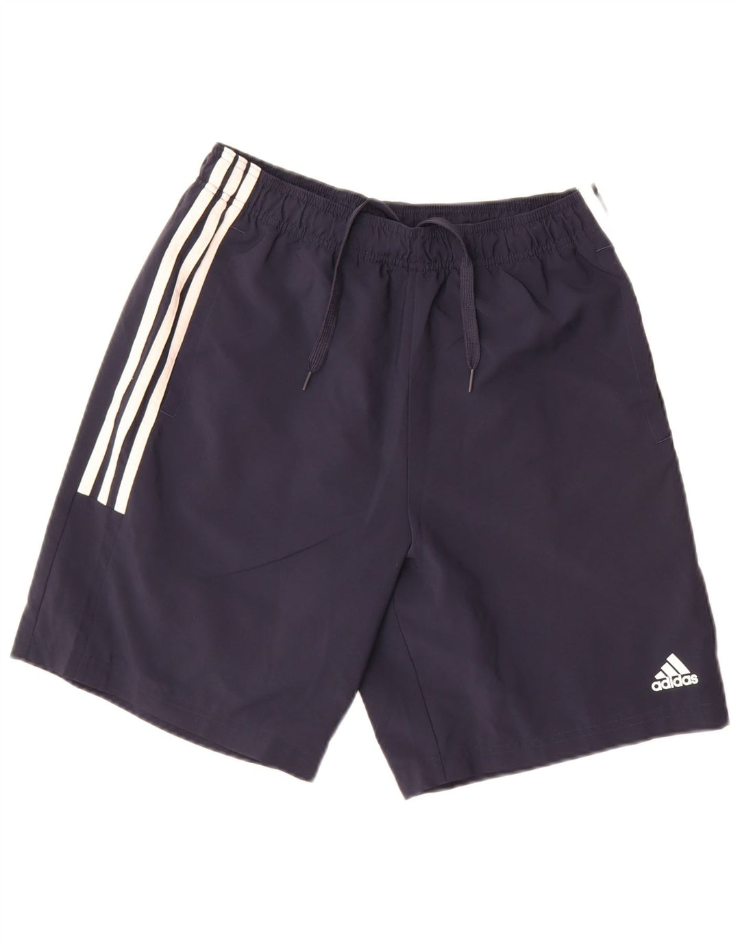 Pantaloni scurți sport Adidas pentru bărbați, poliester mediu bleumarin