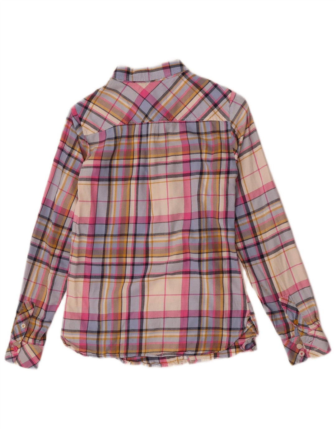 Cămașă Joules pentru femei UK 8, bumbac cu carouri multicolore mici