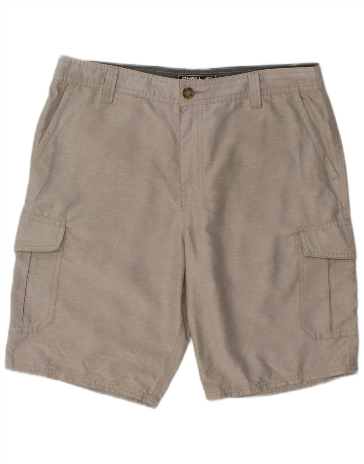 Pantaloni scurți cargo O'Neill pentru bărbați W36, poliester, bej, mari