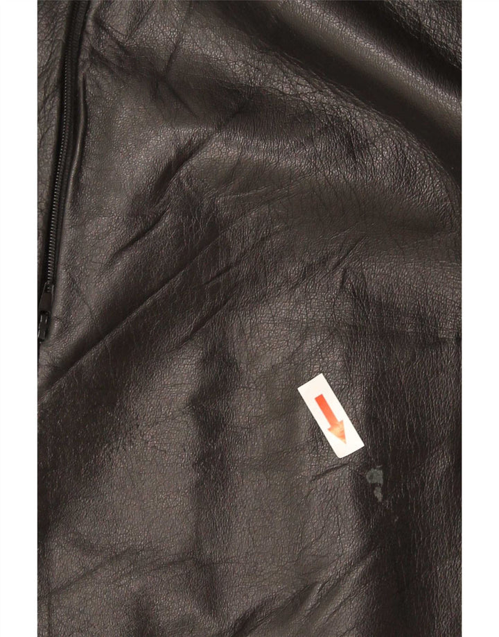 Jachetă Legendară 1957 Palton de piele pentru femei IT 50 XL Negru
