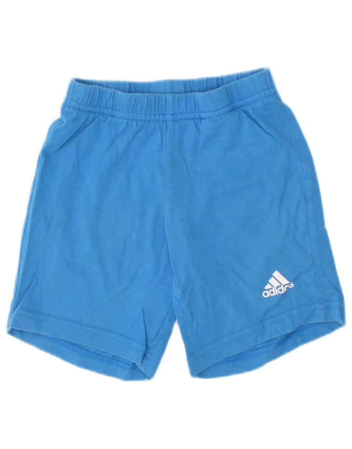 Pantaloni scurți sport pentru băieți Adidas 2-3 ani, bumbac albastru