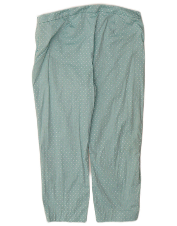 Pantaloni Capri pentru femei Marks & Spencer UK 14 Medium W32 L22 Turcoaz