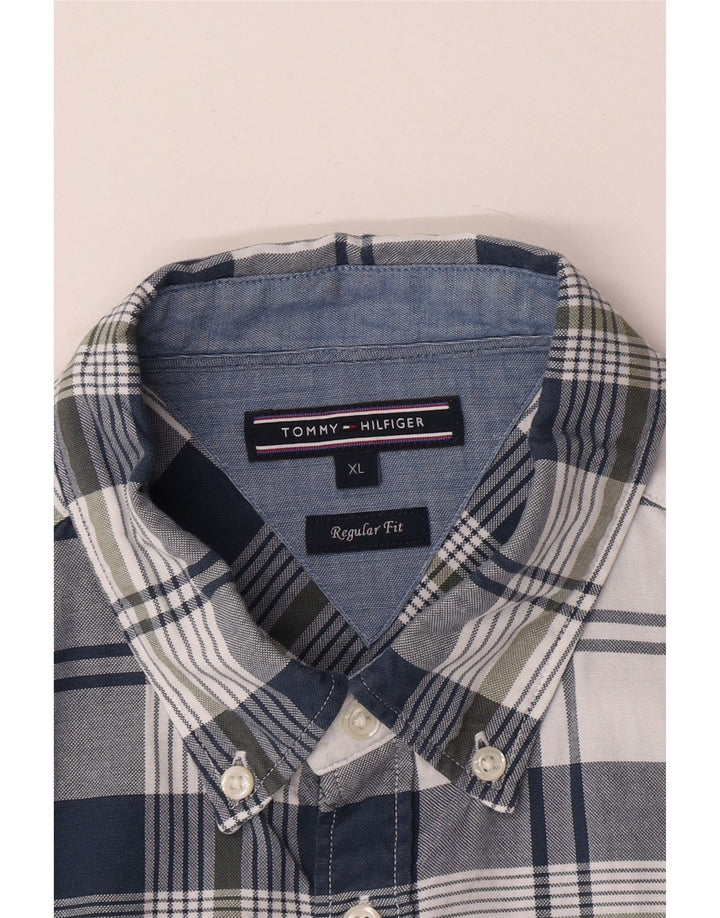 Cămașă pentru bărbați Tommy Hilfiger, cu tăiere regulată, XL, albastru bleumarin