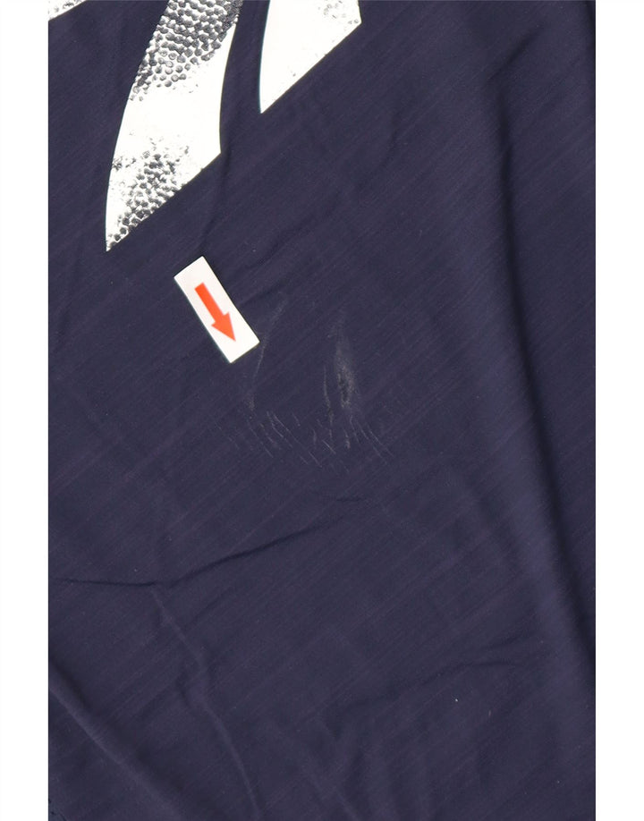 Tricou grafic REEBOK pentru bărbați Top Mediu Bleumarin