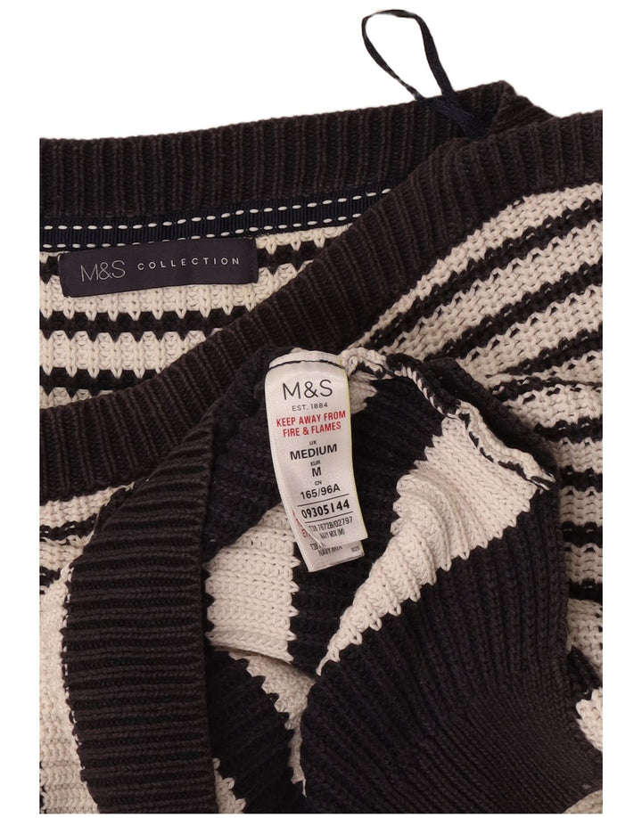 Pulover pentru femei Marks & Spencer cu decolteu cu barca UK 14 Medium Bleumarin