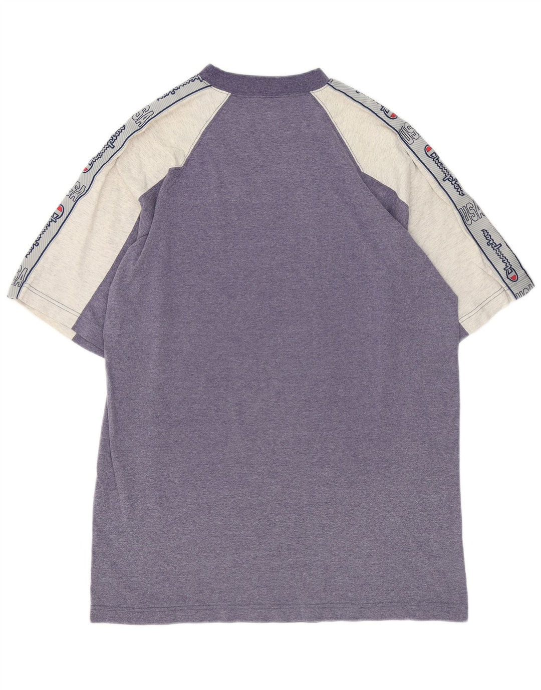 Tricou grafic pentru bărbați Champion Top mare albastru Colorblock