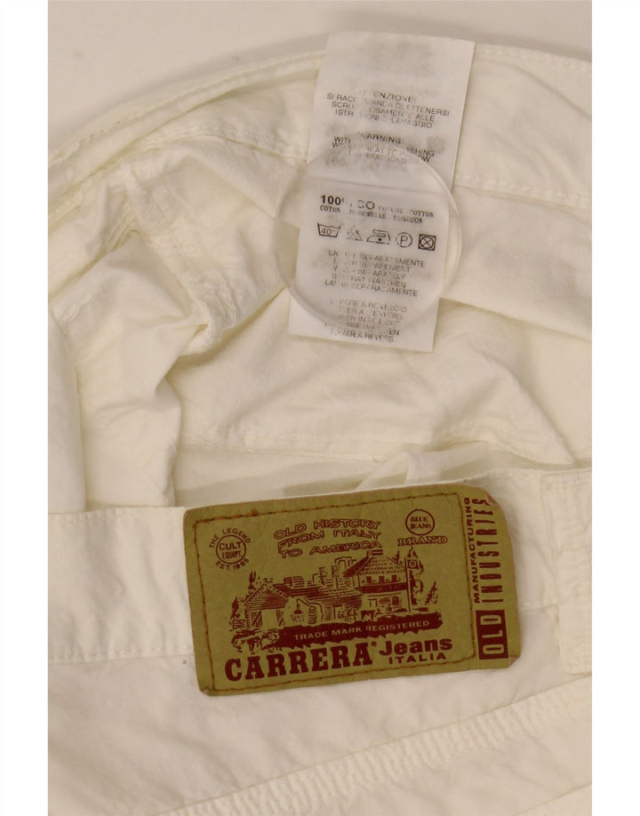 Pantaloni casual pentru bărbați Carrera 700, cu ajustare normală, mărimea 33, bumbac alb
