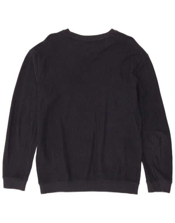 Pulover ZARA pentru bărbați cu gât crew pulover XL bumbac bleumarin