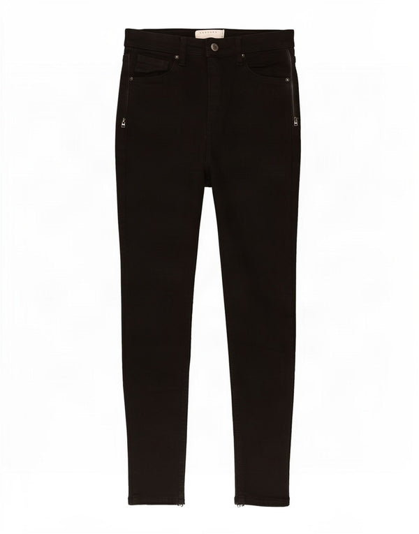 Topshop Blugi Jamie Skinny pentru femei W28 L30 Elastan negru