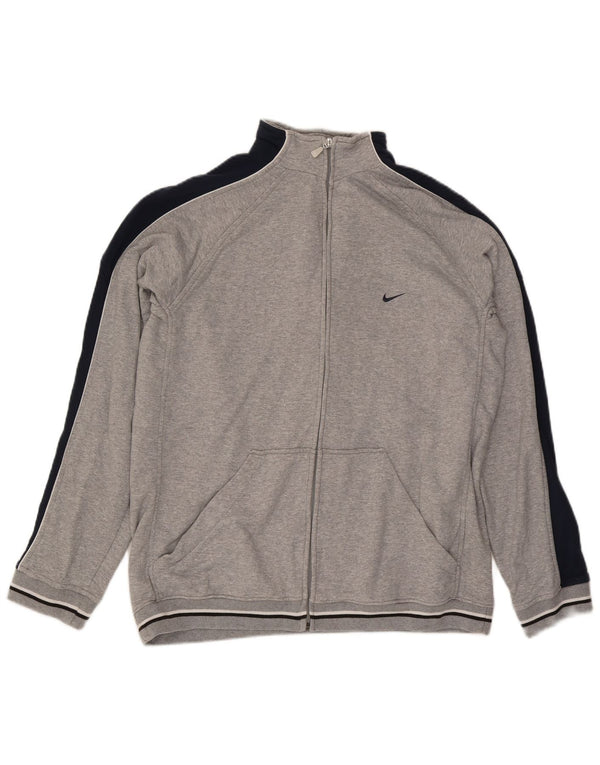 Jachetă de trening pentru bărbați Nike UK 42/44, mare, gri, bumbac color bloc