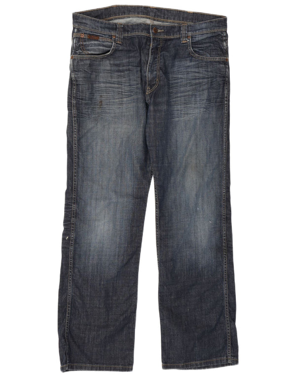 Blugi drepte Wrangler pentru bărbați Roxboro W36 L32 bumbac albastru