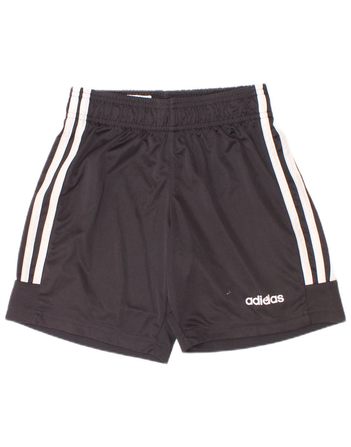 Pantaloni scurți sport pentru băieți Adidas 9-10 ani poliester negru