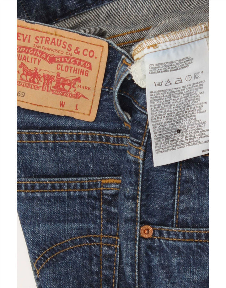 Fusta Levi's 669 Denim W28 Medium Bleumarin Bumbac