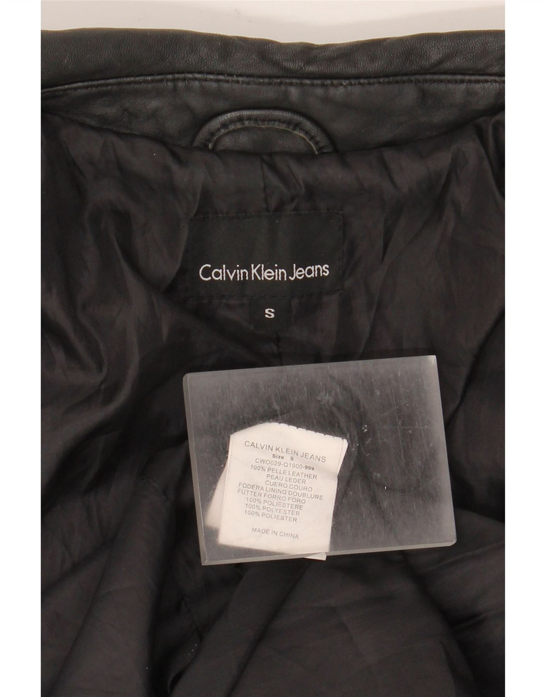 Jachetă Blazer pentru femei Calvin Klein Jeans cu 1 nasture UK 10 Mic Negru