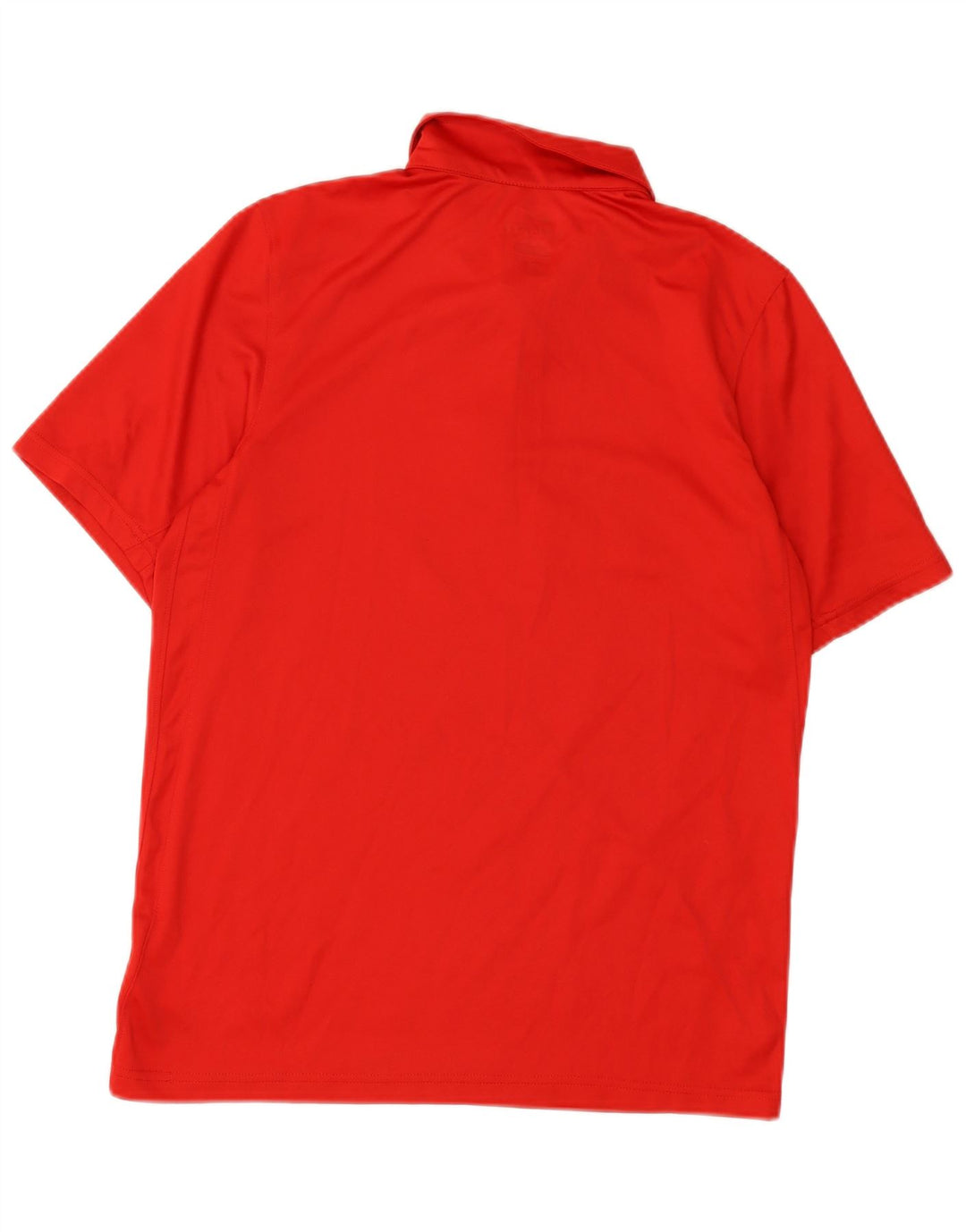 Tricou polo Nike Dri Fit pentru bărbați, poliester roșu mic