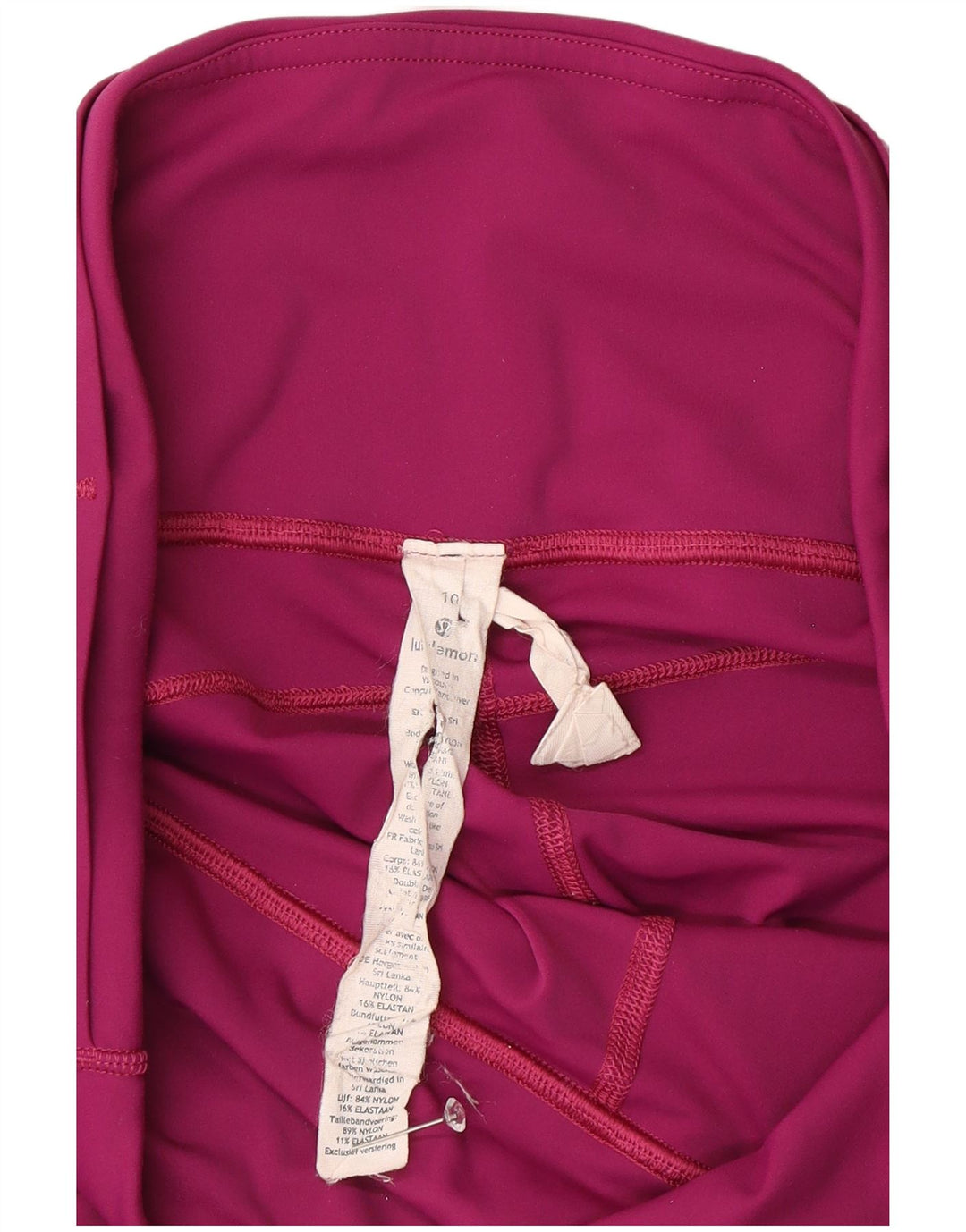 Jambiere grafice pentru femei Lululemon UK 10 Nylon roz mic