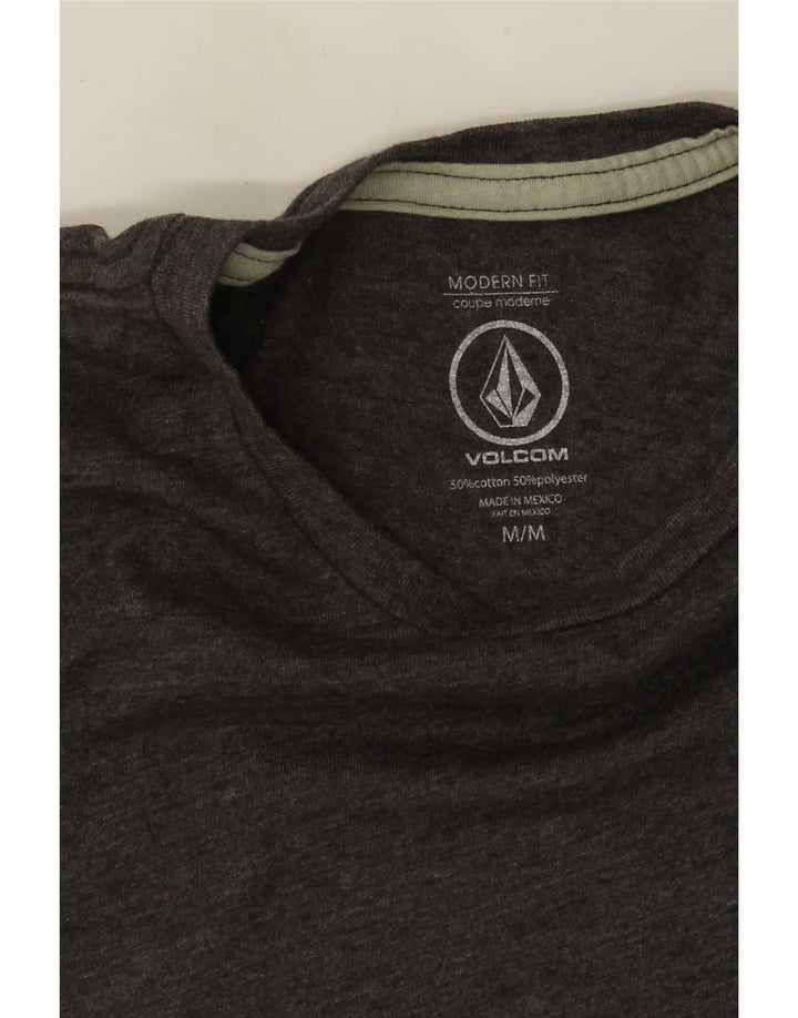 Tricou grafic pentru bărbați Volcom Modern Fit Top din bumbac gri mediu