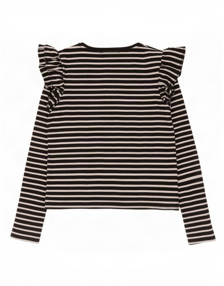 Top pentru femei Zara cu mânecă lungă UK 12 Medium Black Dunge