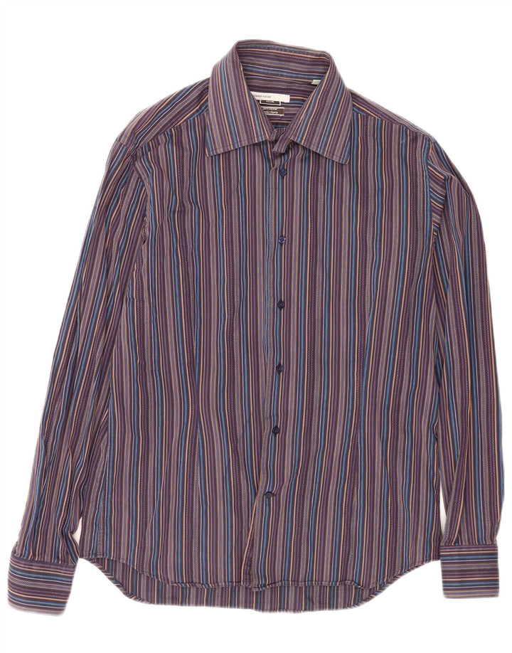Cămașă subțire pentru bărbați Alexander Mcqueen Mărimea 41 16 Mare, cu dungi multicolore