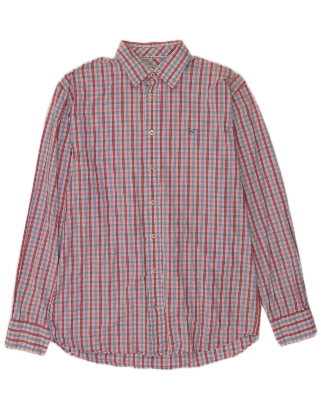 Crew Clothing Cămașă pentru bărbați, cu tăiere clasică, medie, multicoloră, bumbac