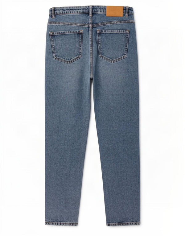 Blugi conici pentru femei Zara EU 36 XS W26 L26 Bumbac albastru
