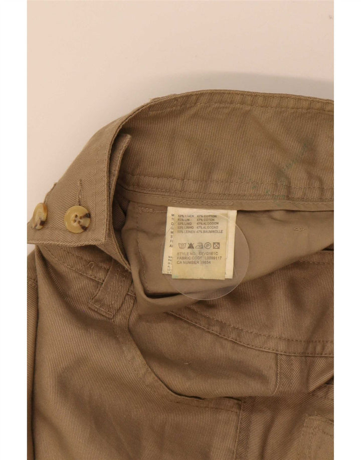 Fusta A-Line pentru femei Marlboro Classics EU 38 Medium W26 Khaki Linen