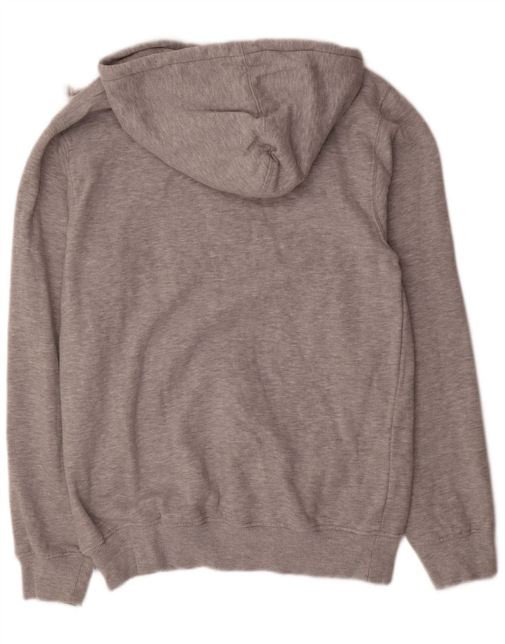 Hard Rock Cafe pentru bărbați Amsterdam Graphic Hoodie Pulover mare, gri, poliester