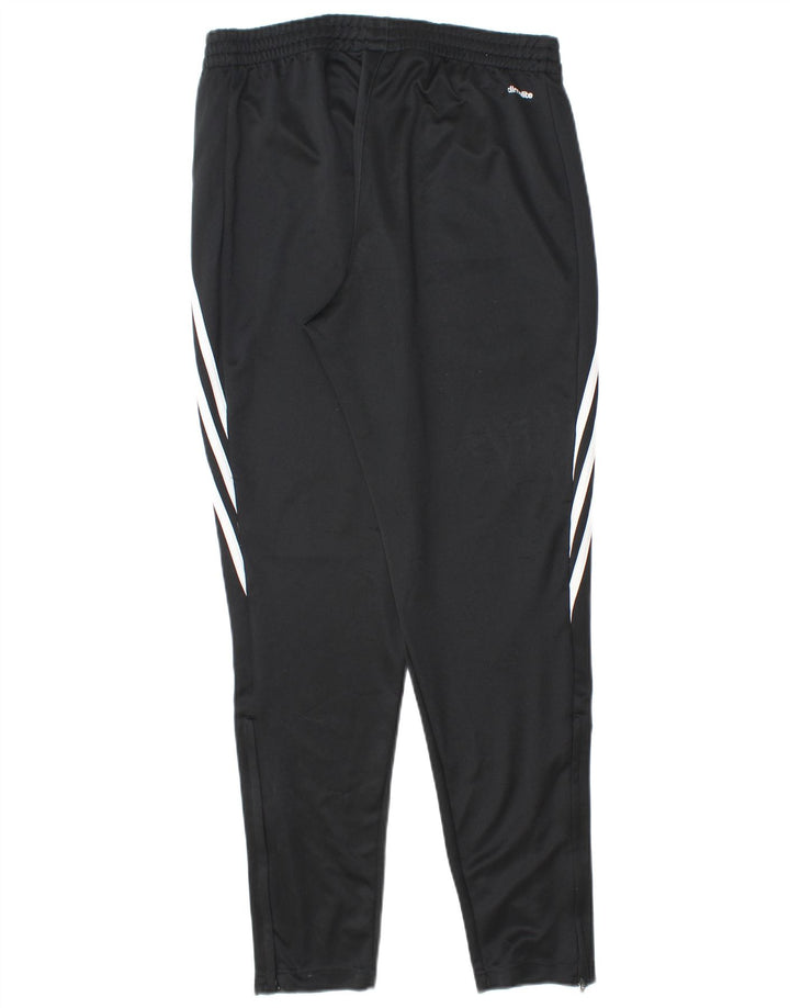 Pantaloni de trening Adidas Climalite pentru bărbați, poliester mediu negru