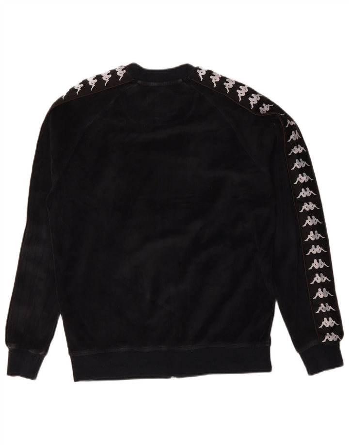 Jachetă de top pentru trening supradimensionată pentru femei Kappa UK 14 Medium Black