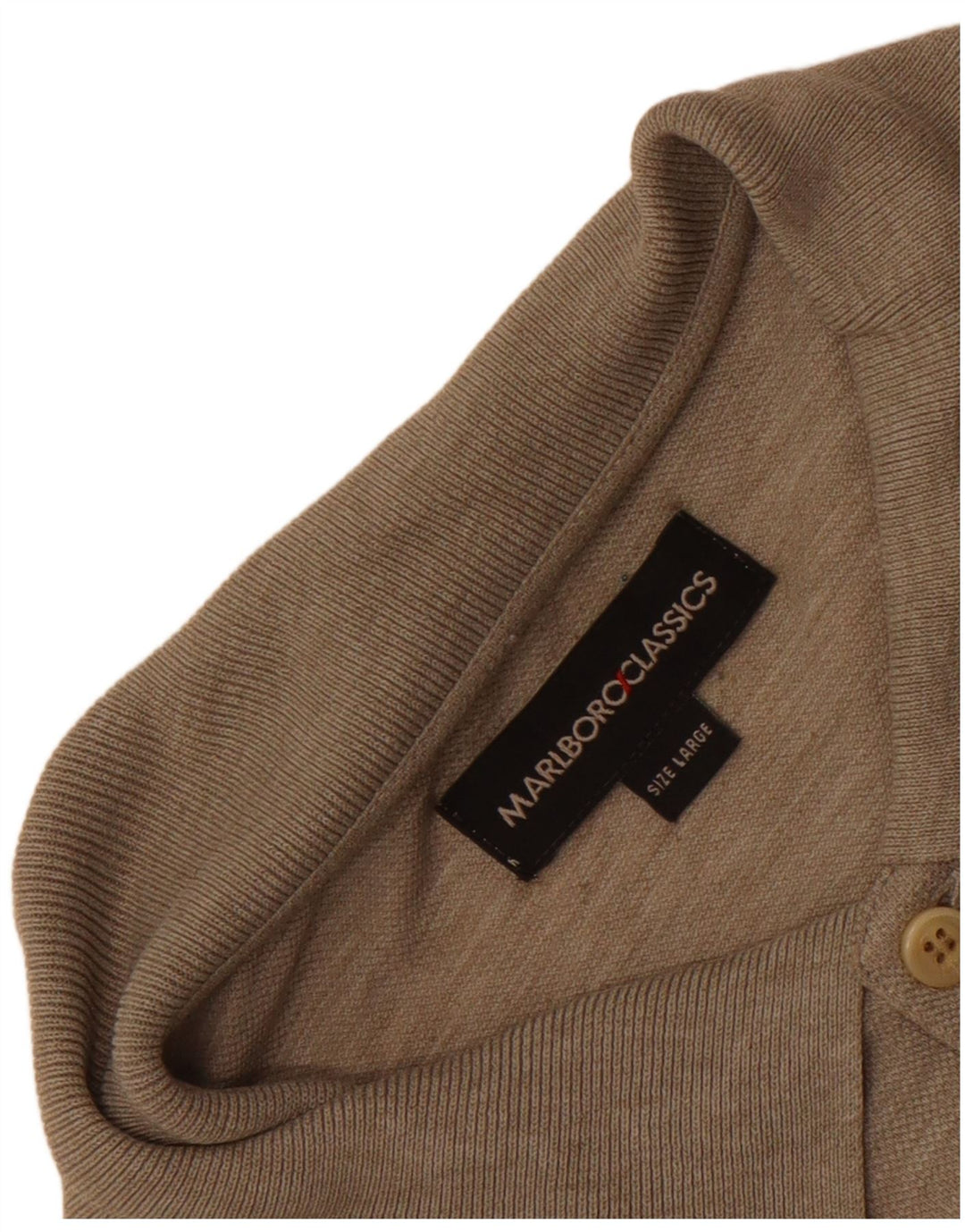 Tricou polo Marlboro Classics pentru bărbați, maro mare