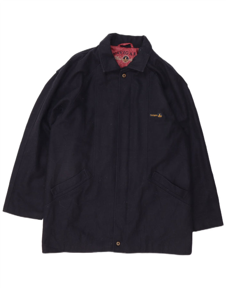 Palton pentru bărbați Navigare UK 42 XL Lână bleumarin