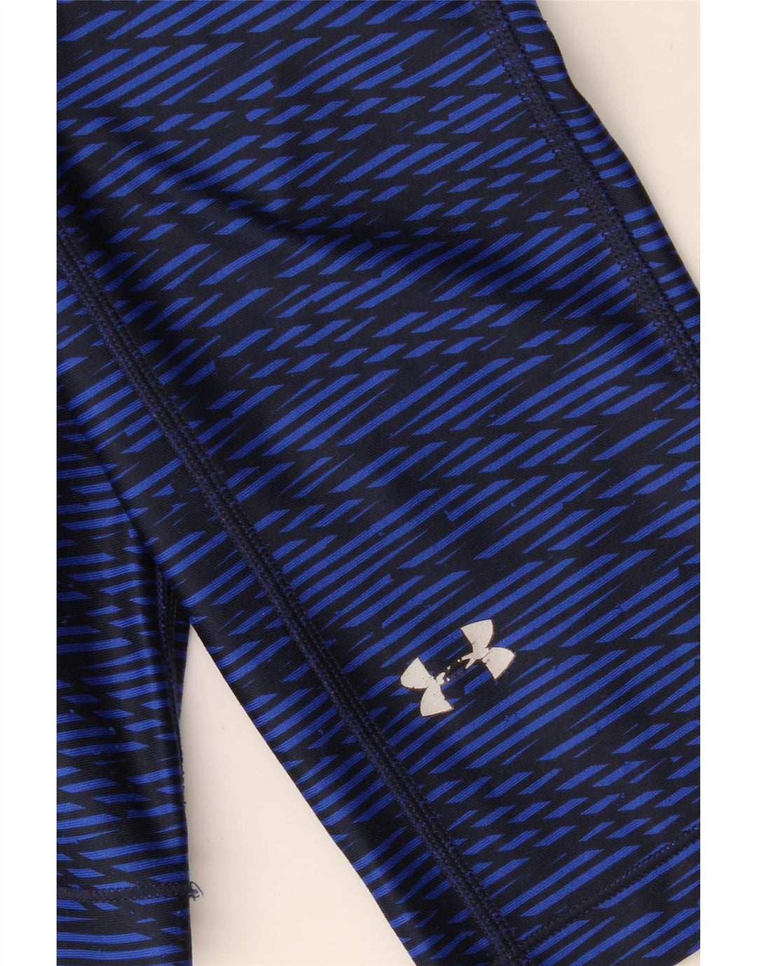 Leggings Capri pentru femei UNDER ARMOUR UK 14 Medium Bleumarin Geometric