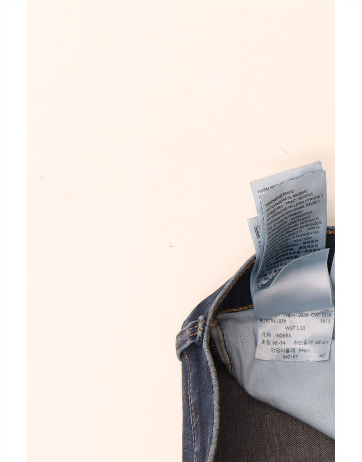 Blugi skinny de damă LEVI'S W27 L30 bumbac albastru