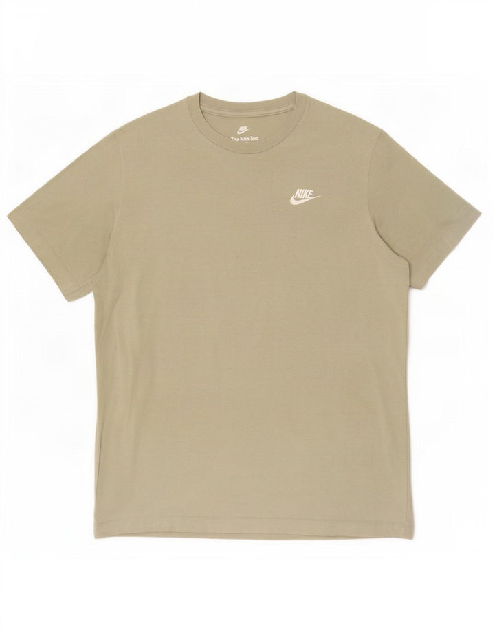 Tricou pentru bărbați Nike Top din bumbac verde mediu