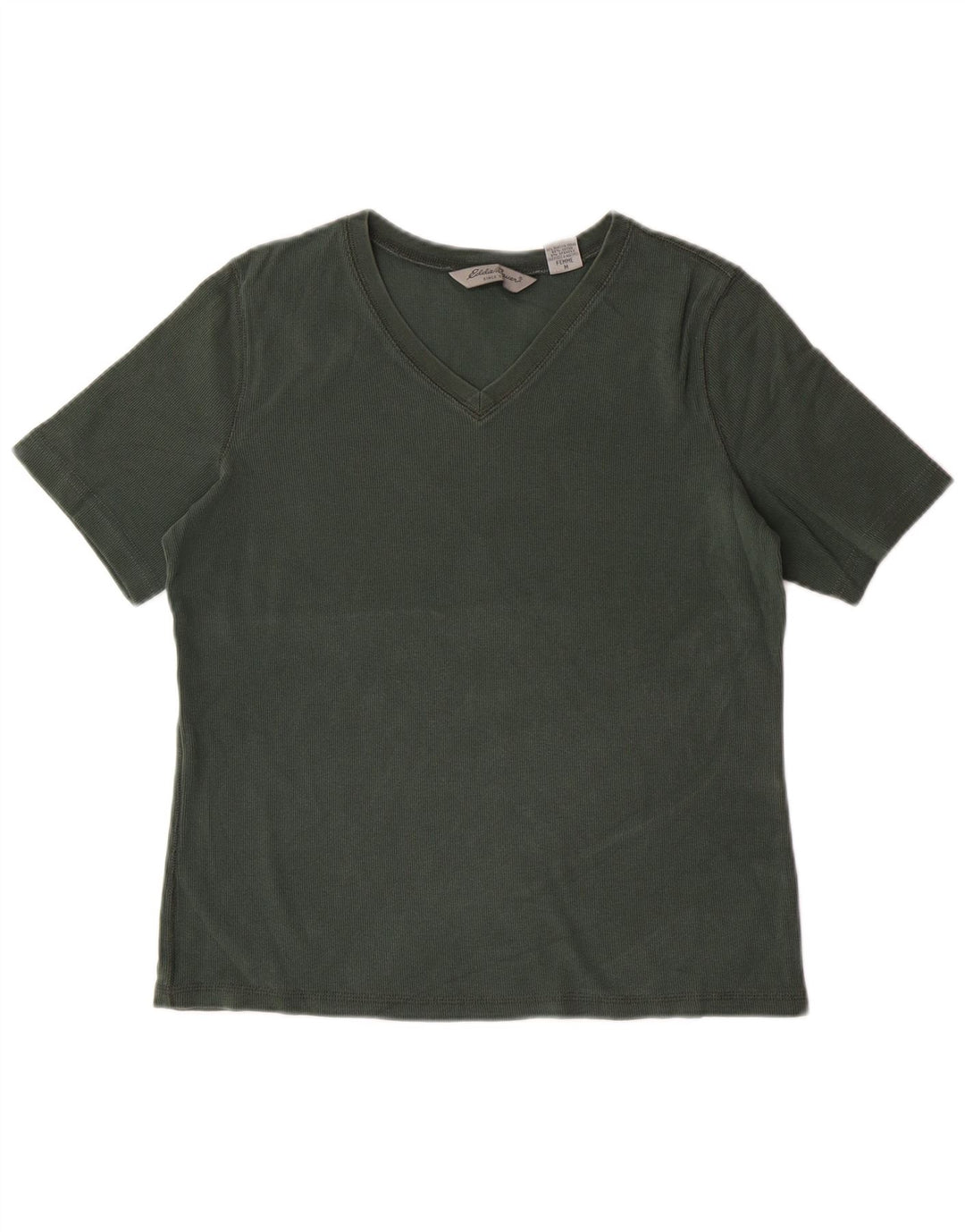 EDDIE BAUER Tricou pentru femei Top UK 14 Bumbac verde mediu