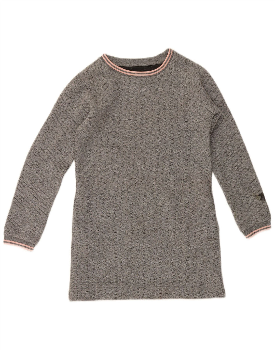 Woolrich Rochie Jumper Fete 9-10 Ani Gri Pete Poliester