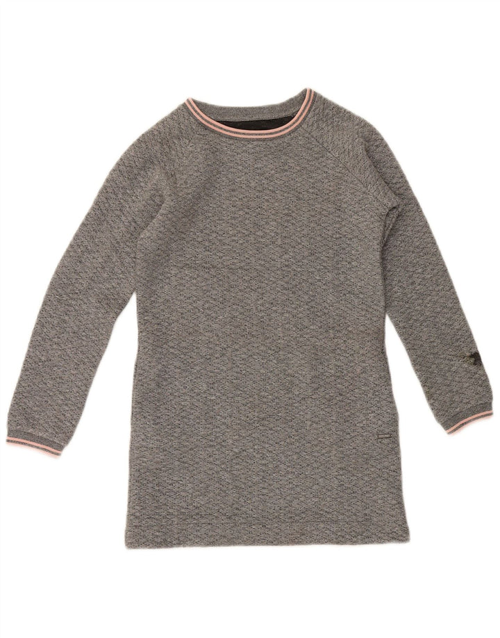 Woolrich Rochie Jumper Fete 9-10 Ani Gri Pete Poliester