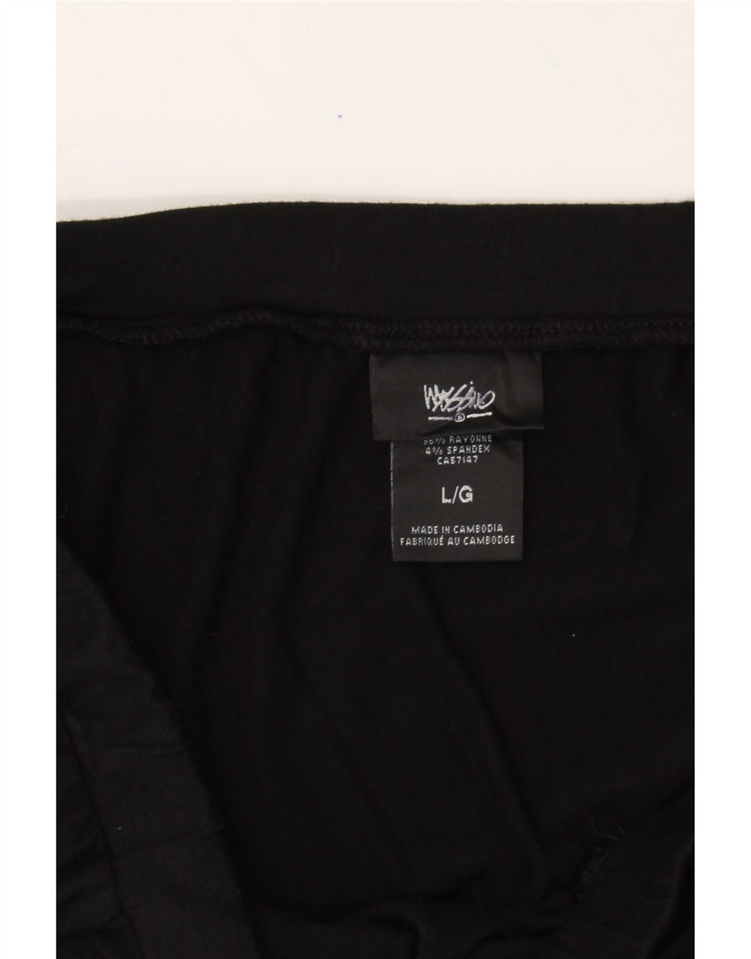 MOSSIMO Womens Maxi Skirt UK 14 Large W32  Black Rayon Vintage Mossimo and Second-Hand Mossimo from Messina Hembry 