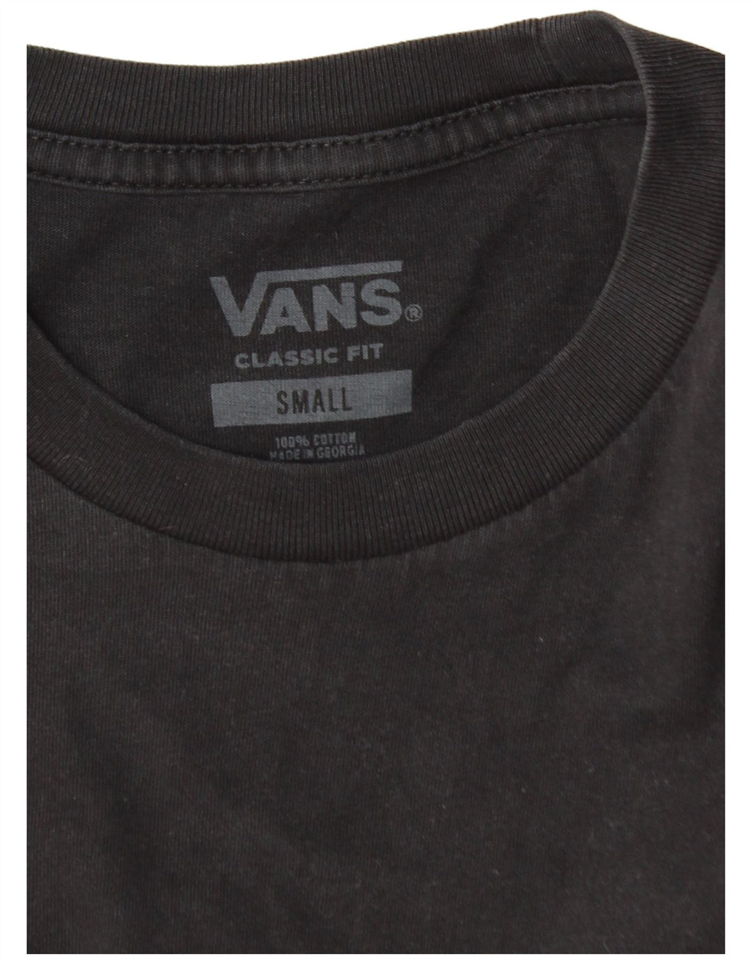 Tricou VANS Classic Fit pentru bărbați Top mic, negru, bumbac