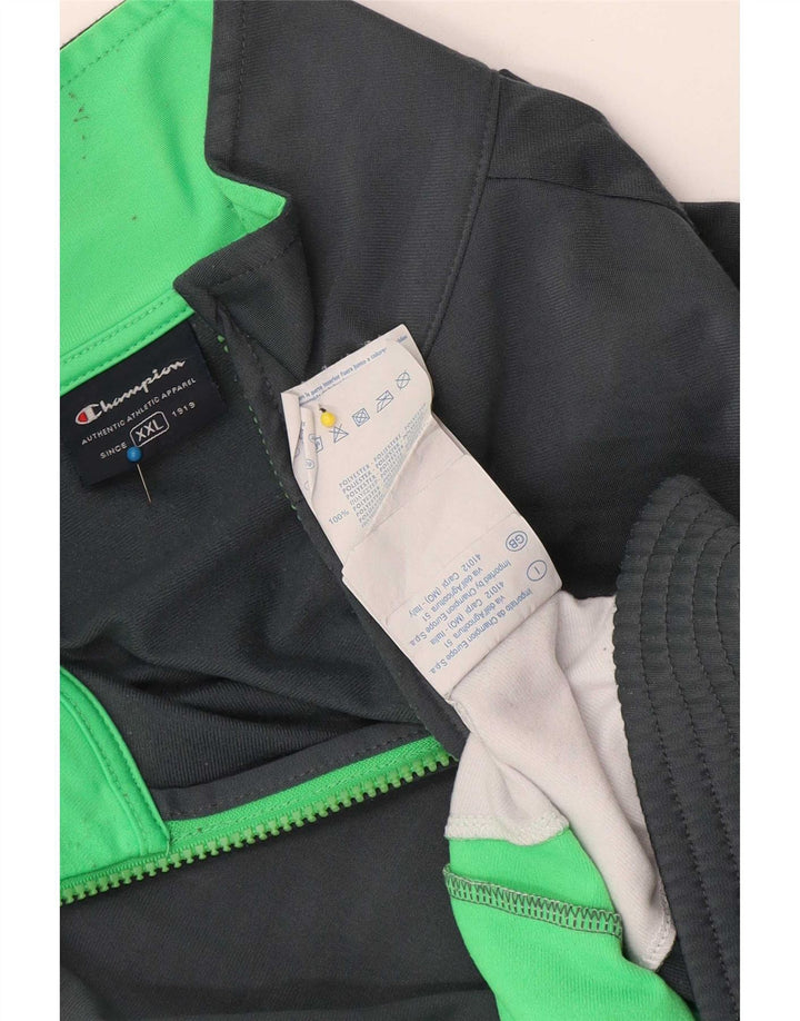 Jachetă de trening pentru bărbați Champion 2XL, gri, poliester color bloc