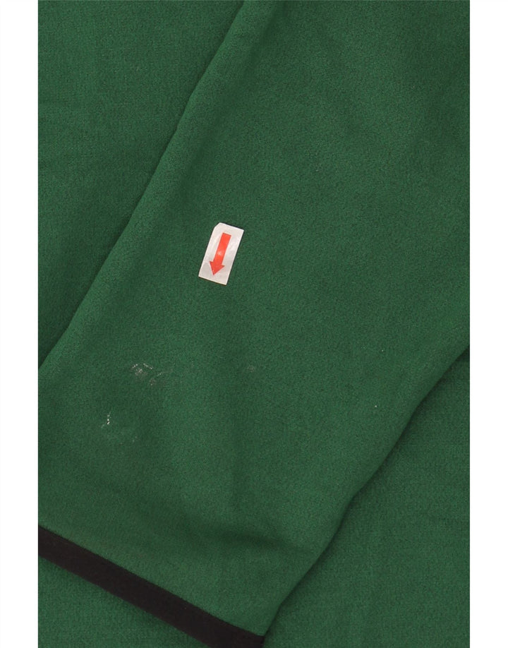 NIKE Mens Dri Fit Zip Neck Pullover Tracksuit Top Medium Green Polyester Vintage Nike and Second-Hand Nike from Messina Hembry 