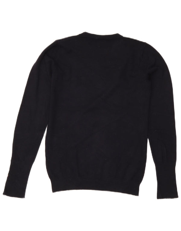 Pulover pentru damă Zara, cu gâtul turn, Marea Britanie 12 Medium Bleumarin