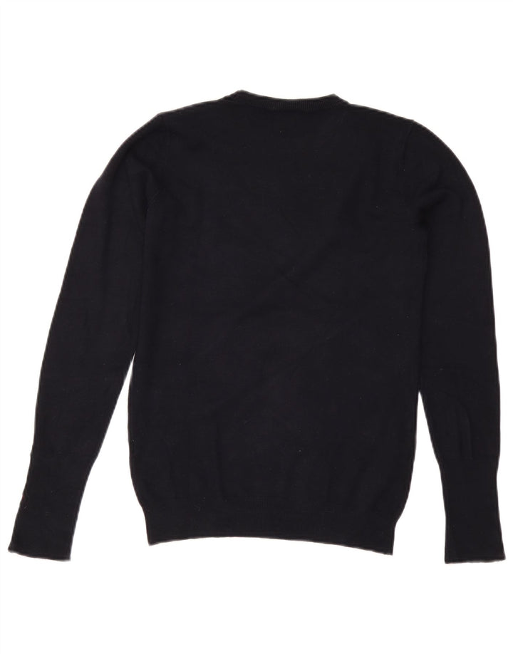 Pulover pentru damă Zara, cu gâtul turn, Marea Britanie 12 Medium Bleumarin
