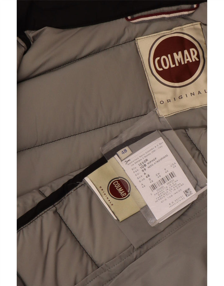 Jachetă căptușită cu glugă Colmar pentru bărbați IT 48 Medium Black Nylon