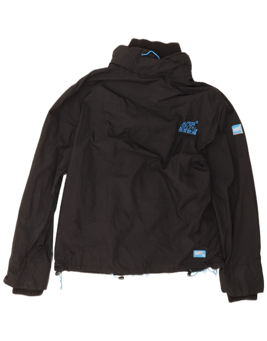 Jachetă de ploaie Superdry Windcheater pentru bărbați UK 42 XL Nylon negru