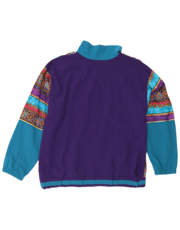 Jachetă de trening vintage pentru femei UK 16, mare, multicoloră